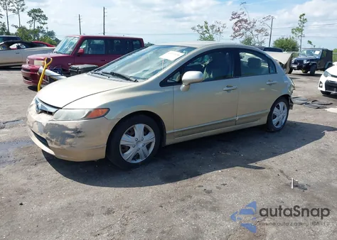 2007 Honda Civic Lx z USA, uszkodzony, nr VIN 1HGFA16527L074319